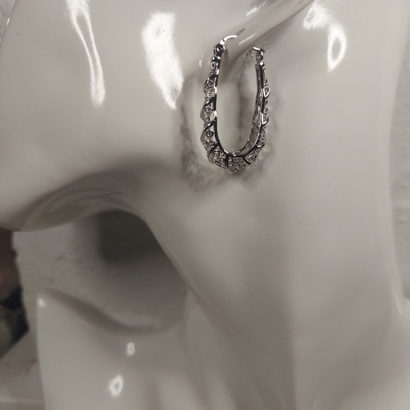 GOLD PLATED FASHION HOOP EARRINGS - Picture 10 of 13